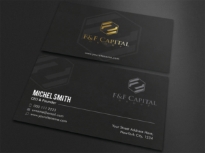 Diseño de Tarjeta de Presentación por Guruje para F&F Capital Group, LLC | Diseño: #19401787