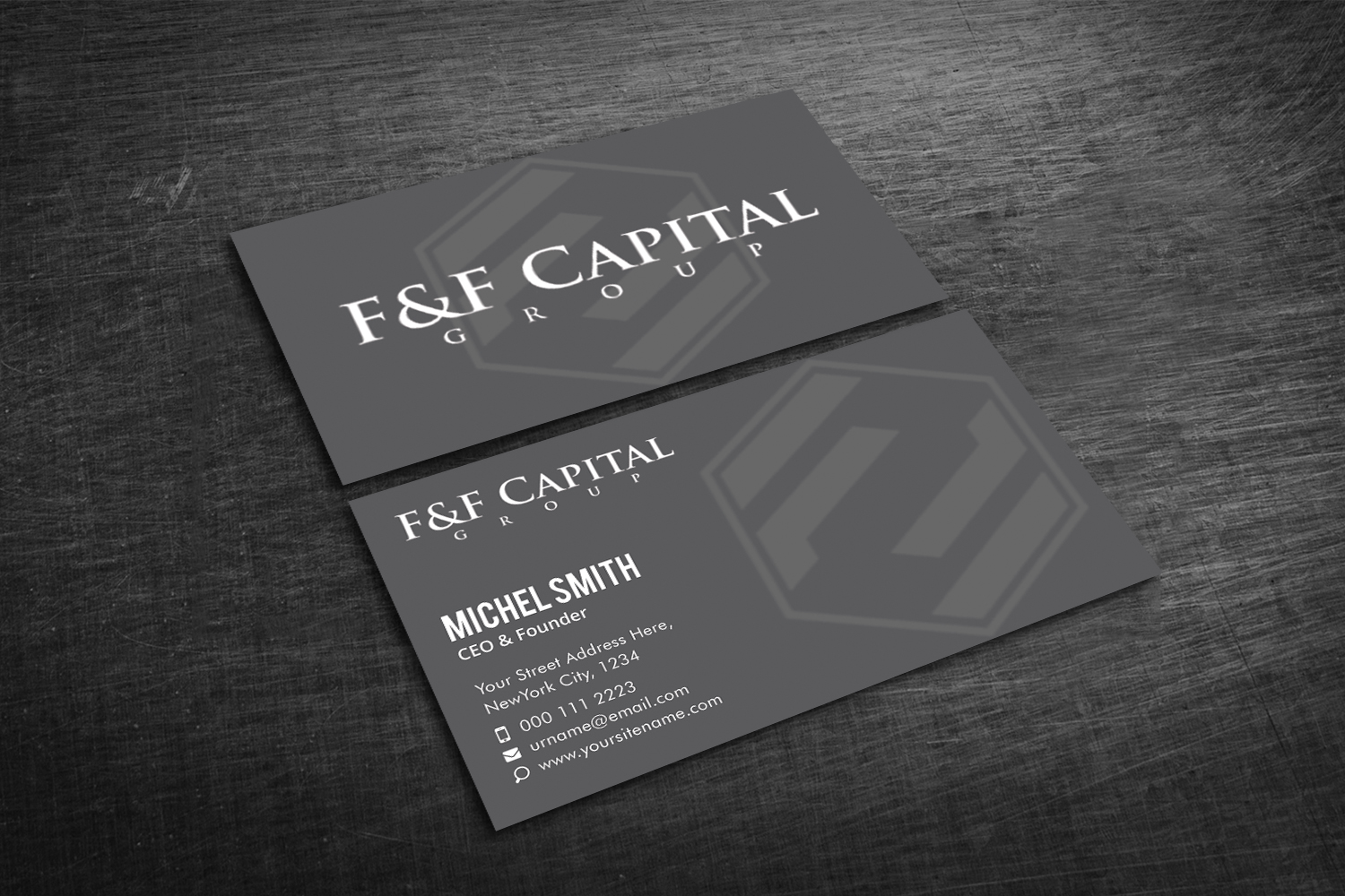 Business Card Design by Guruje for F&F Capital Group, LLC | Design #19401788