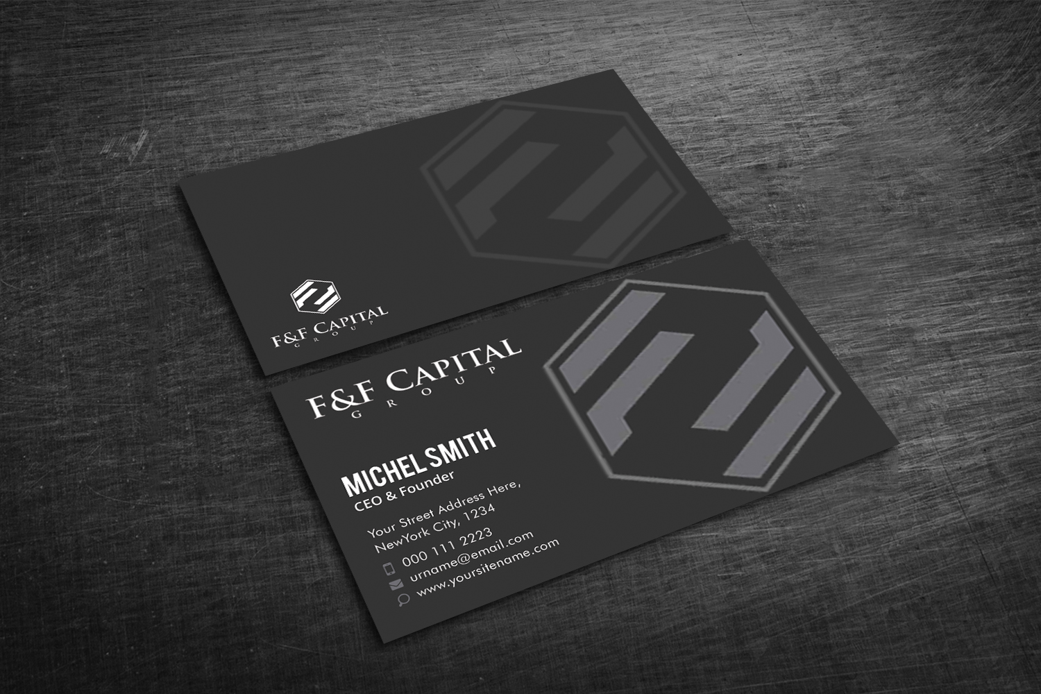 Business Card Design by Guruje for F&F Capital Group, LLC | Design #19401789