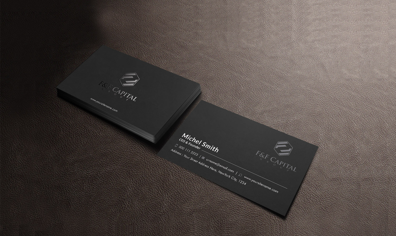 Business Card Design by Guruje for F&F Capital Group, LLC | Design #19401895