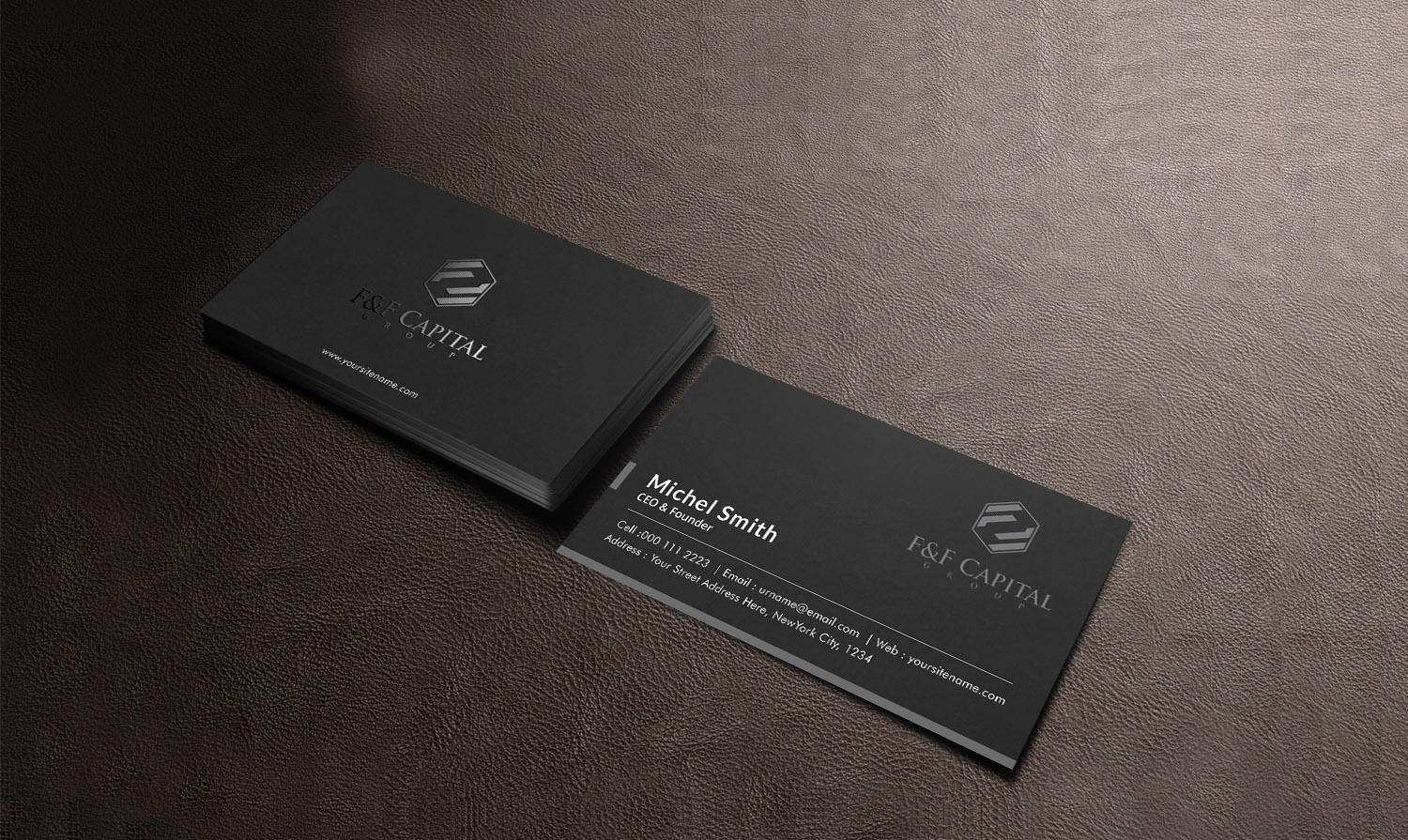 Business Card Design by Guruje for F&F Capital Group, LLC | Design #19401898