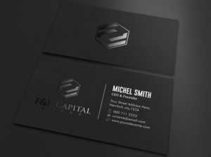 Diseño de Tarjeta de Presentación por Dessein Grid para F&F Capital Group, LLC | Diseño #19450295