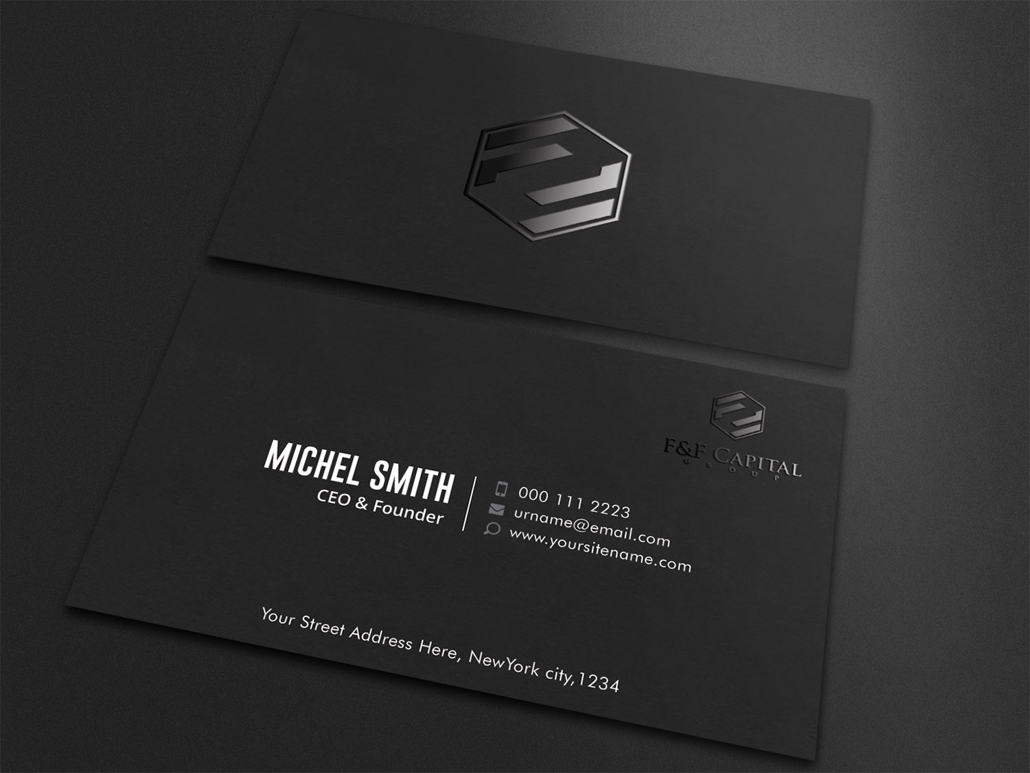 Business Card Design by Guruje for F&F Capital Group, LLC | Design #19456142