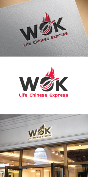 Wok Life Chinese Express (we believe in wok/life balance) | Logo Design by Mr  Destiny