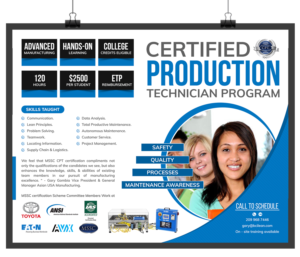 Certified Production Technician Training Program  | Diseño de Flyer por SAI DESIGNS