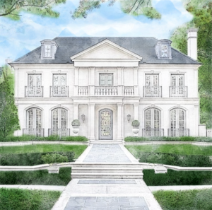 hand-painted watercolor architectural illustrations for a luxury real estate broker   | Diseño Con Ilustración por nafizrahat