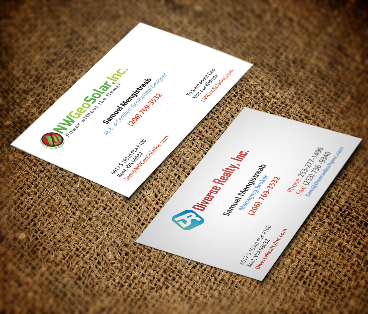 Business Card Design by Mulugeta for this project | Design #2897135