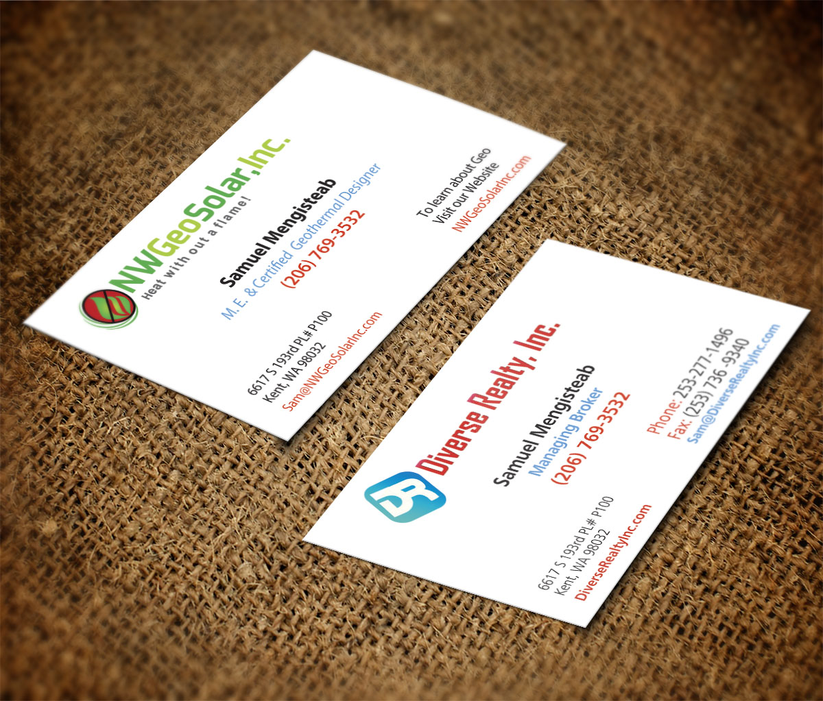 Business Card Design by Mulugeta for this project | Design #2901267