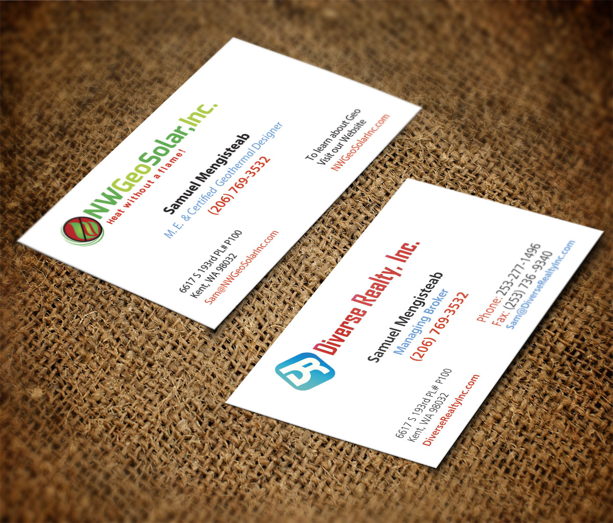 Business Card Design by Mulugeta for this project | Design #2903876
