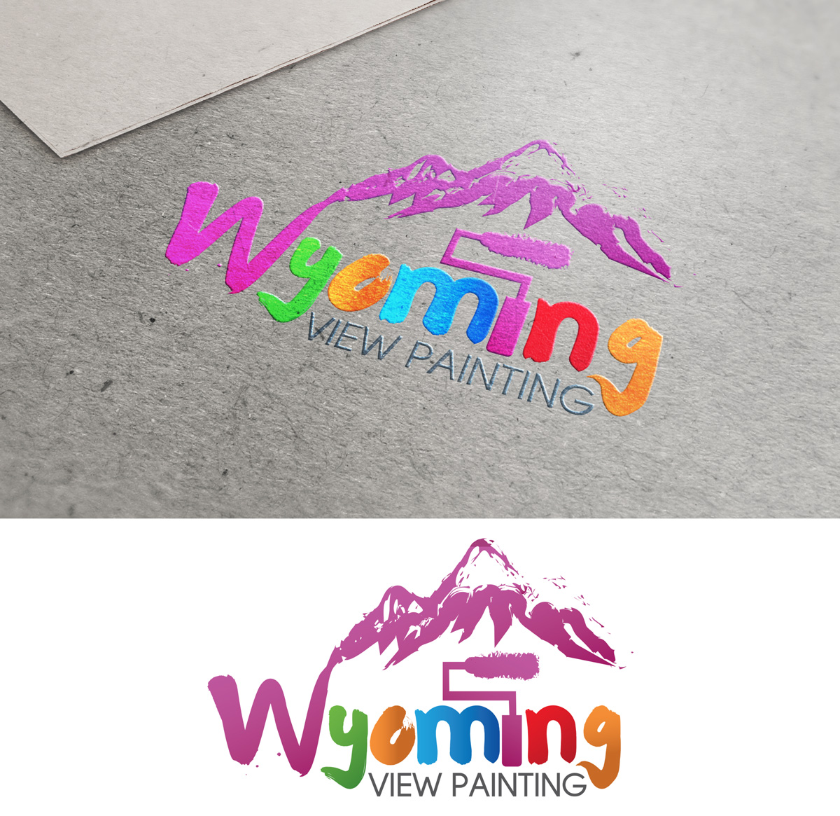 Logo Design by Impressive Solutions for Wyoming View Painting | Design #19394964