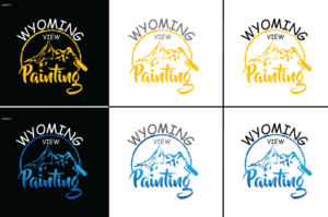 Logo Design by Black Stallions Impressive Solutions for Wyoming View Painting | Design #19404589