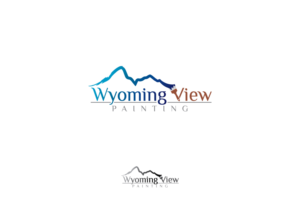 Logo Design by Omee63 for Wyoming View Painting | Design: #19400533
