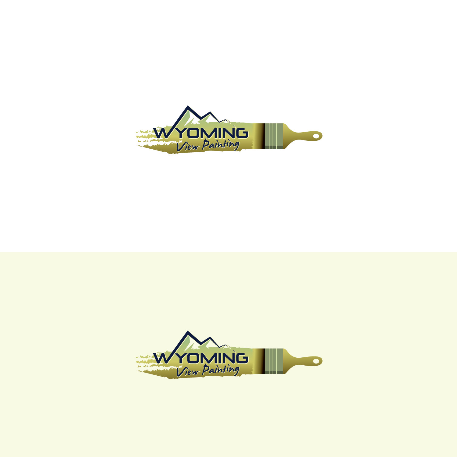 Logo Design by sankar999 for Wyoming View Painting | Design #19393157