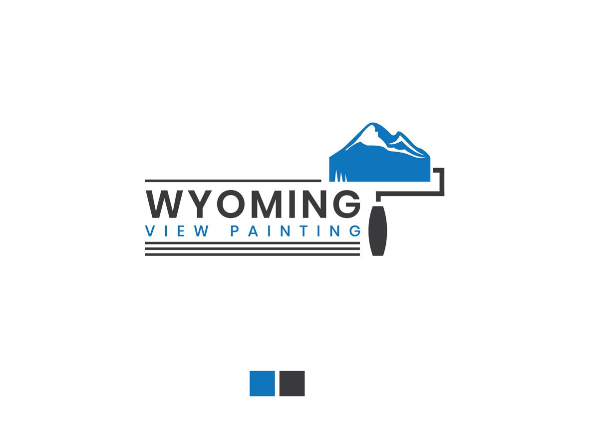 Logo Design by Aqeel Momin for Wyoming View Painting | Design #19402788