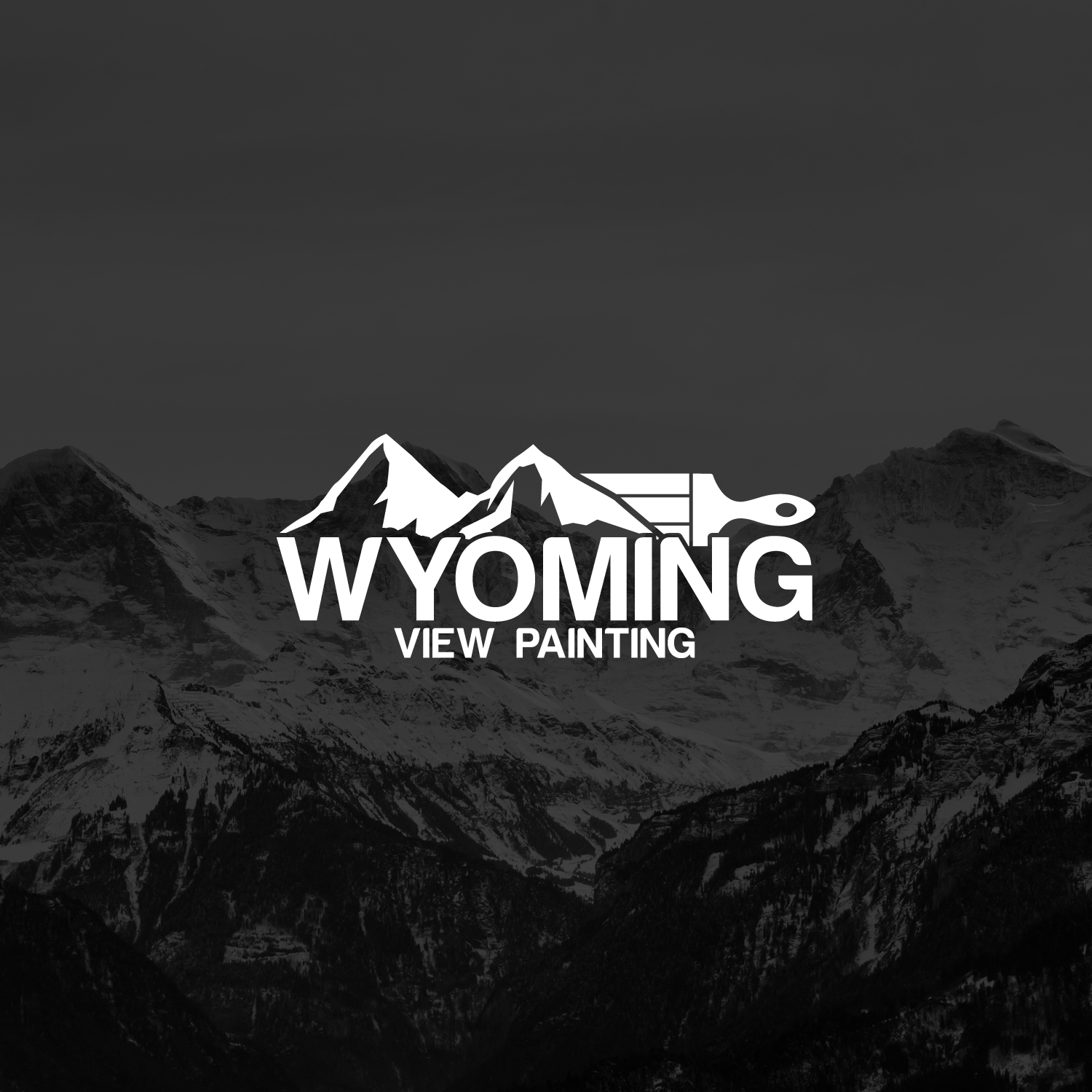 Logo Design by tariq.3 for Wyoming View Painting | Design: #19403814