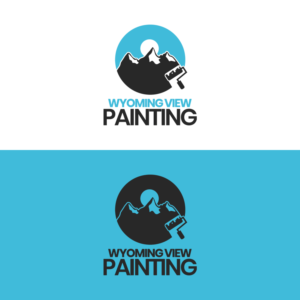 Logo Design by Araranguiz for Wyoming View Painting | Design #19397913