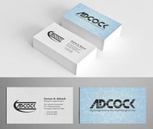 Business Card Design by Tilt for W.W. Adcock, Inc. | Design: #19391972