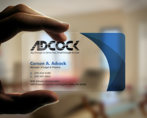 Business Card Design by Tilt for W.W. Adcock, Inc. | Design: #19392020