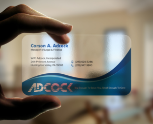 Business Card Design by Tilt for W.W. Adcock, Inc. | Design: #19392021