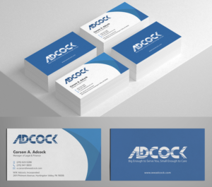 Visitenkarten-Design von Tilt für W.W. Adcock, Inc. | Design: #19402516