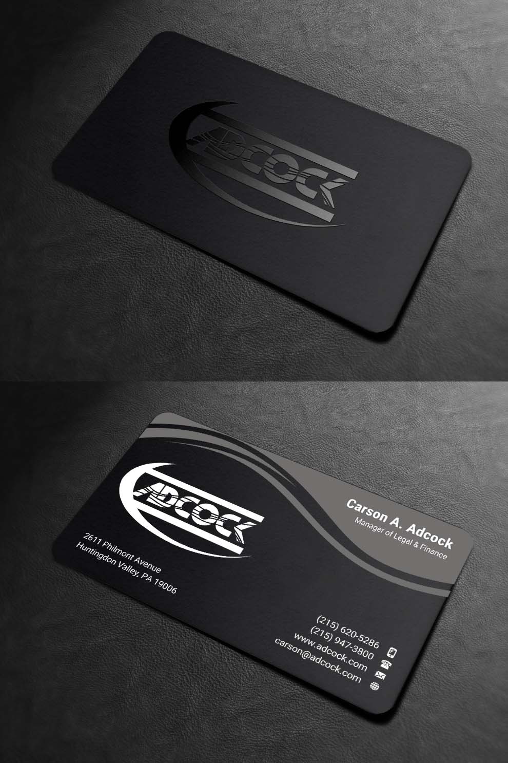 Business Card Design by INDIAN_Ashok for W.W. Adcock, Inc. | Design #19395928