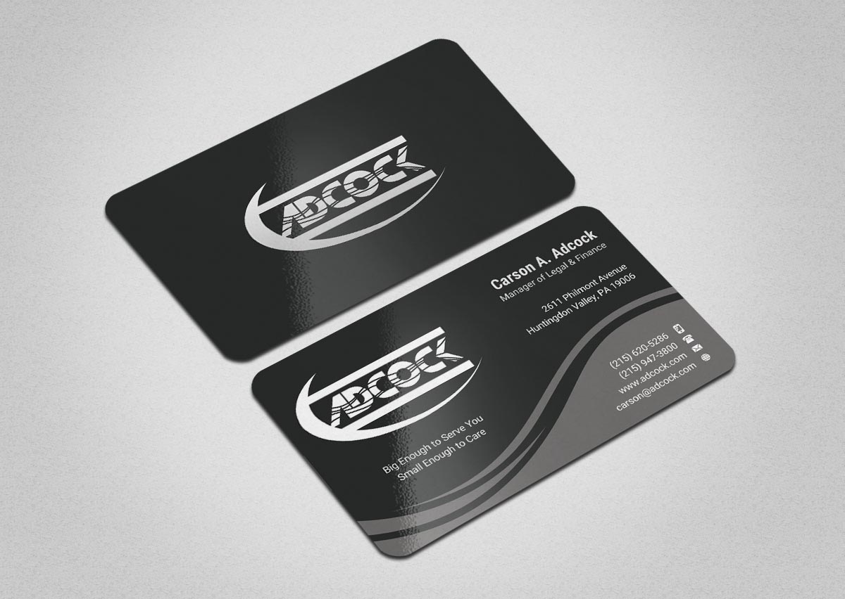 Business Card Design by INDIAN_Ashok for W.W. Adcock, Inc. | Design #19396114