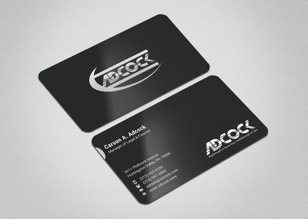 Business Card Design by INDIAN_Ashok for W.W. Adcock, Inc. | Design #19396118