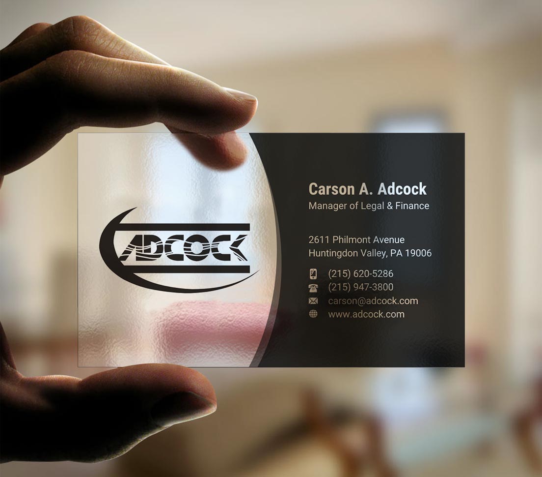 Business Card Design by INDIAN_Ashok for W.W. Adcock, Inc. | Design #19396120
