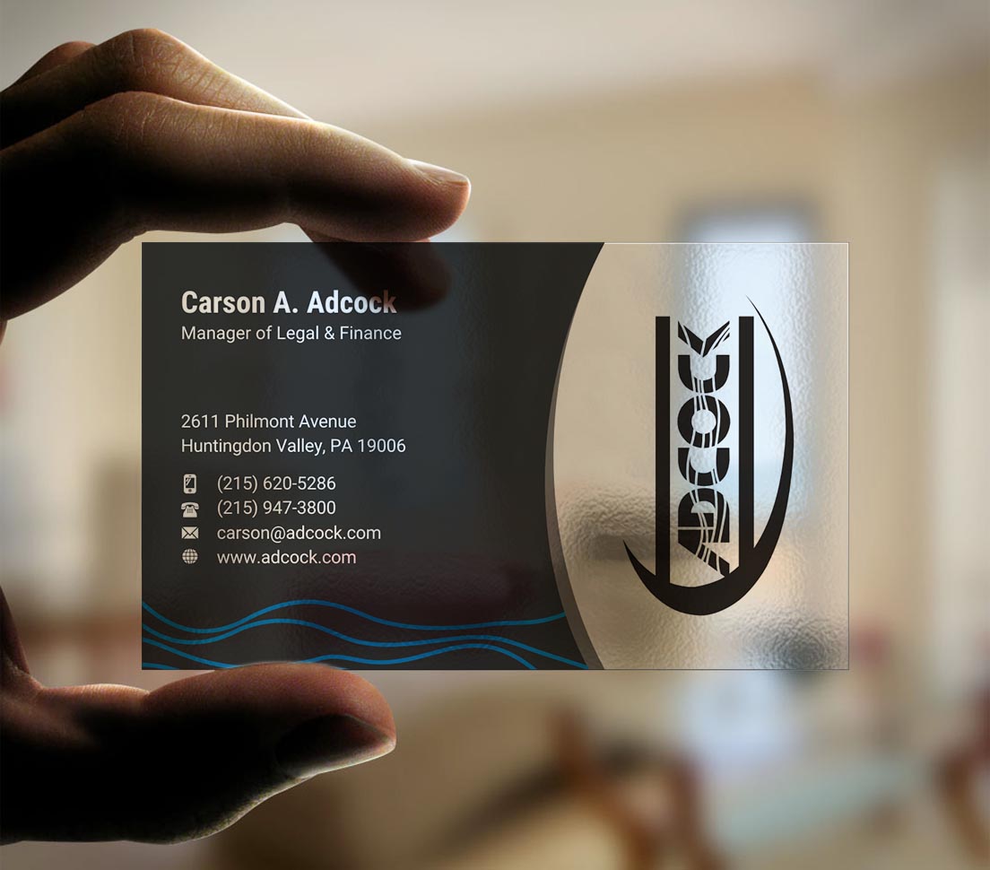 Business Card Design by INDIAN_Ashok for W.W. Adcock, Inc. | Design #19396122