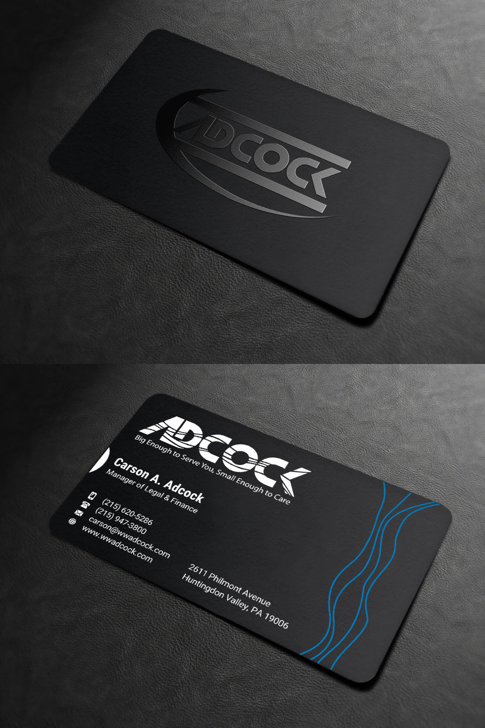 Business Card Design by INDIAN_Ashok for W.W. Adcock, Inc. | Design #19401691