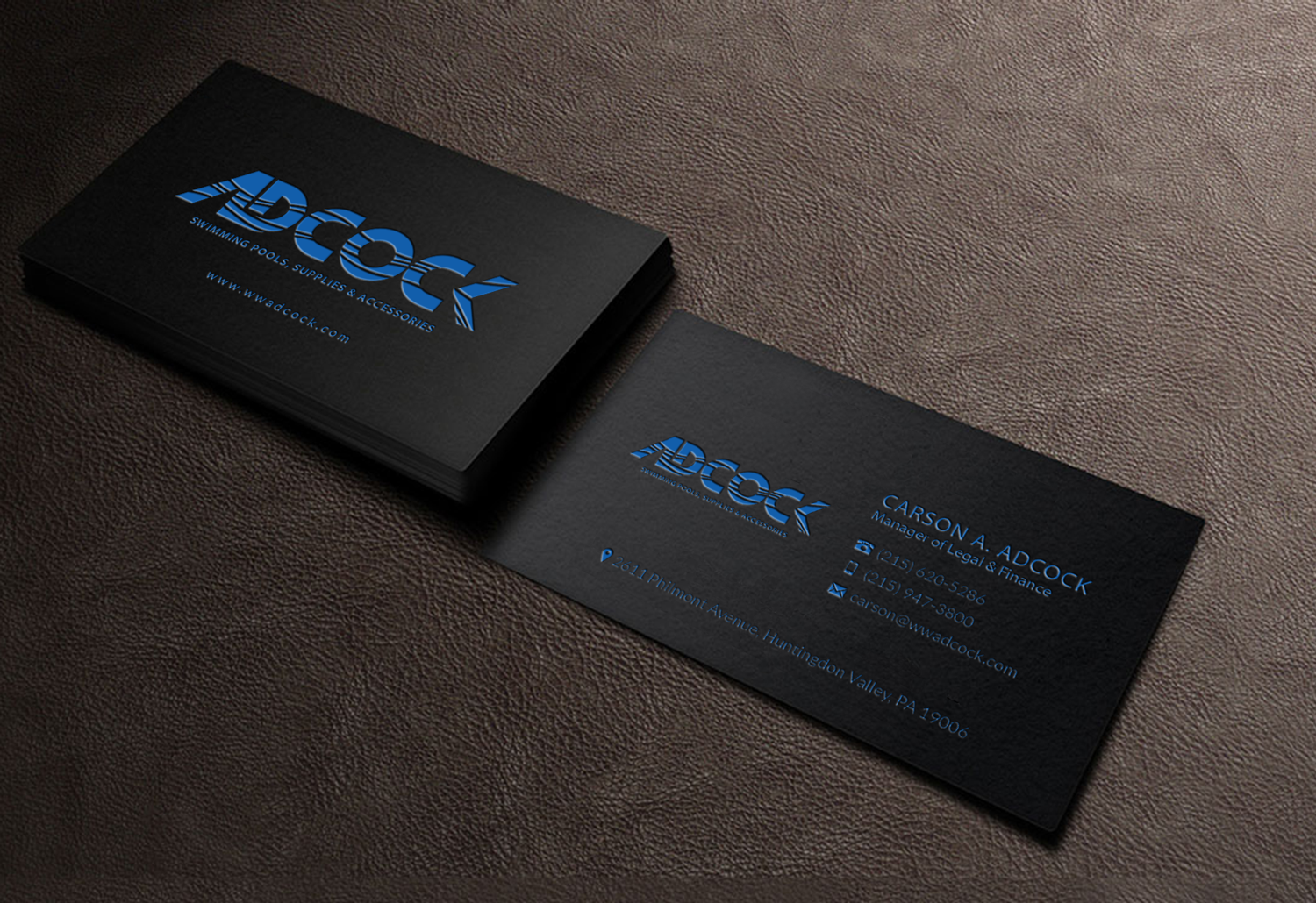 Business Card Design by Riz' for W.W. Adcock, Inc. | Design #19449433