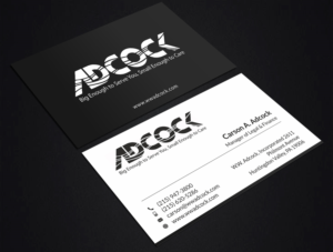 Business Card Design by SKYdesign for W.W. Adcock, Inc. | Design: #19408352