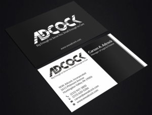 Business Card Design by SKYdesign for W.W. Adcock, Inc. | Design: #19408360