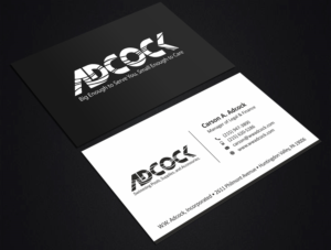 Business Card Design by SKYdesign for W.W. Adcock, Inc. | Design: #19449289