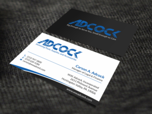 Business Card Design by SKYdesign for W.W. Adcock, Inc. | Design: #19449430