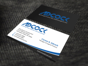 Business Card Design by SKYdesign for W.W. Adcock, Inc. | Design: #19449462