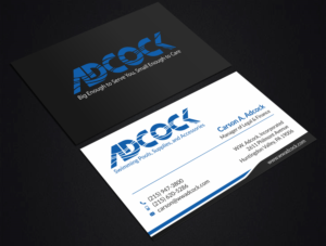 Business Card Design by SKYdesign for W.W. Adcock, Inc. | Design: #19461223