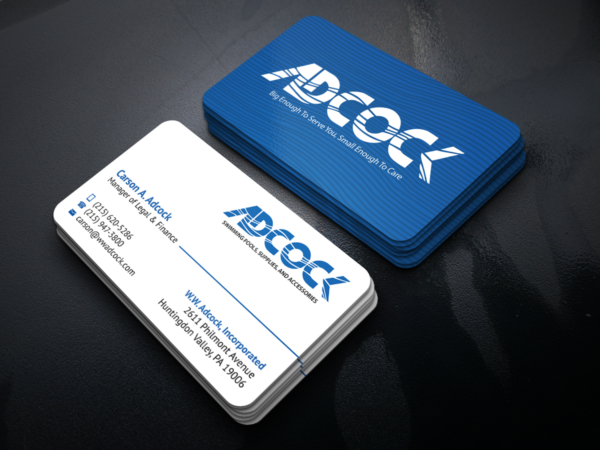 Business Card Design by JK18 for W.W. Adcock, Inc. | Design #19459041