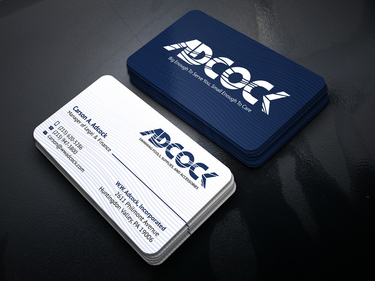 Design de Carte de Visite par JK18 pour W.W. Adcock, Inc. | Design #19487945