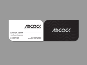 Visitenkarten-Design von Creations Box 2015 für W.W. Adcock, Inc. | Design: #19403970