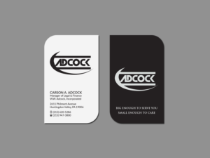 Visitenkarten-Design von Creations Box 2015 für W.W. Adcock, Inc. | Design: #19403971