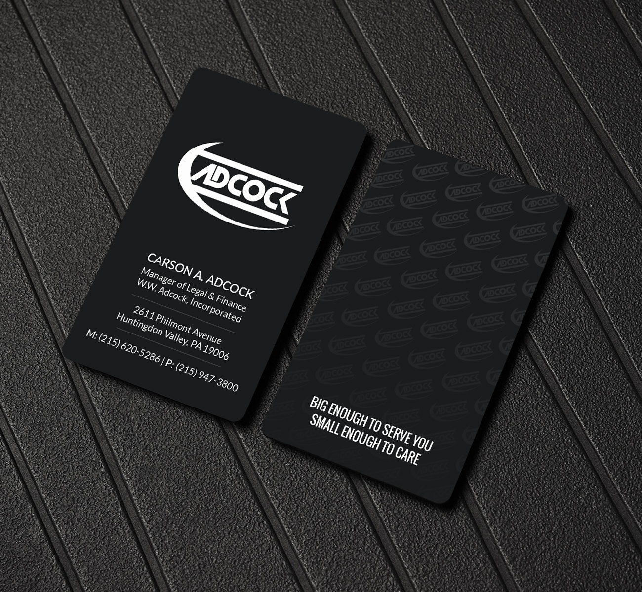 Visitenkarten-Design von Creations Box 2015 für W.W. Adcock, Inc. | Design #19403973