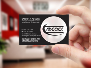 Visitenkarten-Design von Creations Box 2015 für W.W. Adcock, Inc. | Design: #19403981