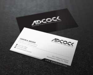 Business Card Design by Brand aid for W.W. Adcock, Inc. | Design: #19405557