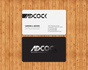 Visitenkarten-Design von chandrayaan.creative für W.W. Adcock, Inc. | Design: #19409007
