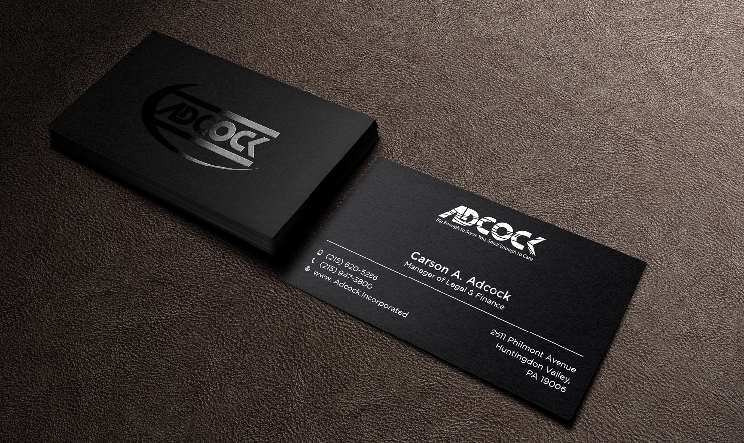 Diseño de Tarjeta de Presentación por Tripti Ranjan Gain para W.W. Adcock, Inc. | Diseño #19393498