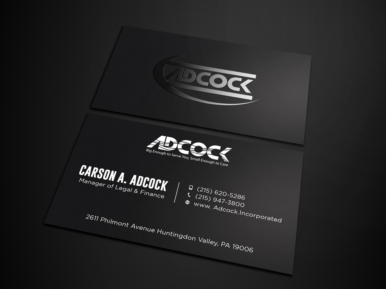 Business Card Design by Tripti Ranjan Gain for W.W. Adcock, Inc. | Design #19396702