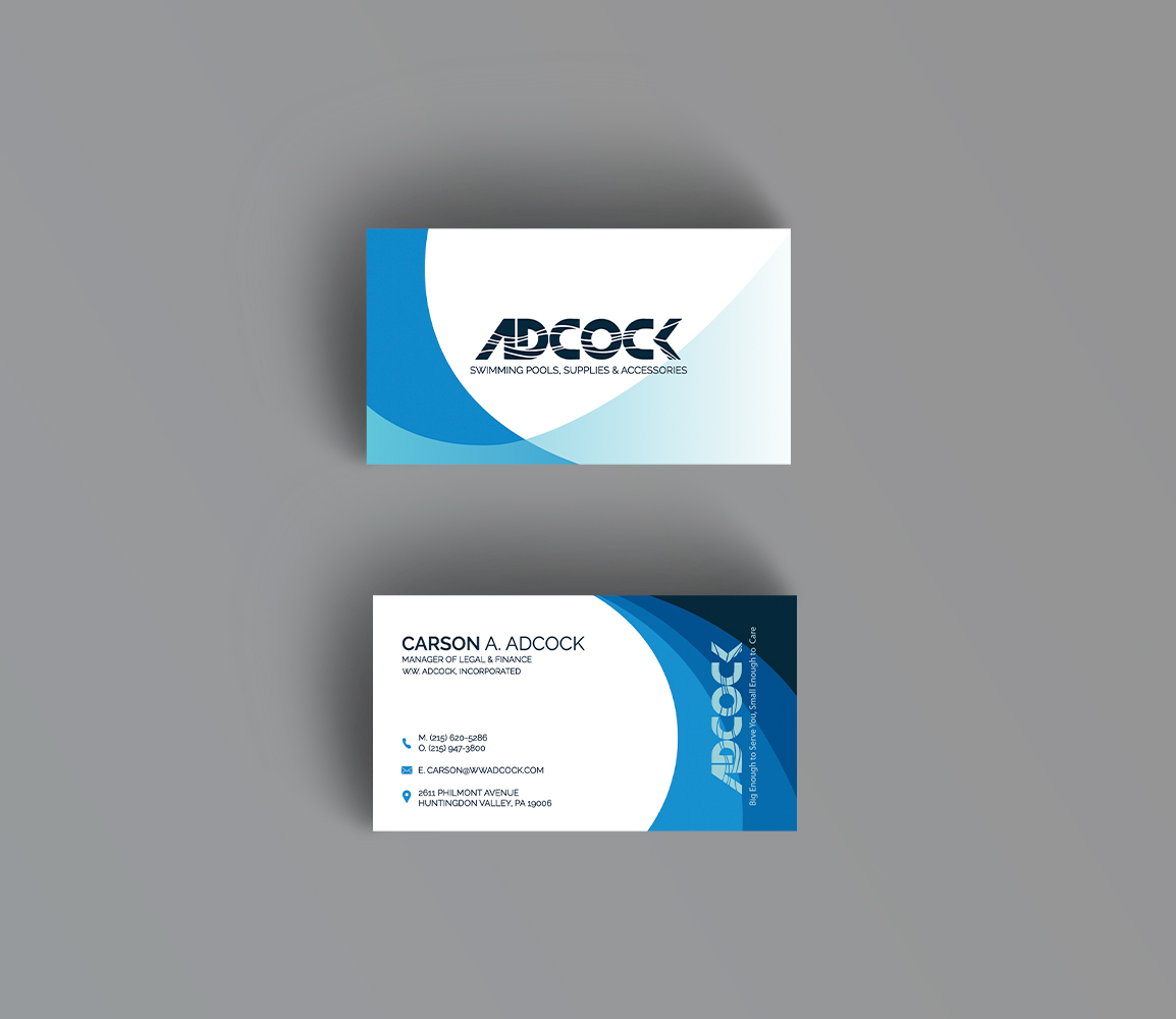 Business Card Design by nmindesign for W.W. Adcock, Inc. | Design #19488217