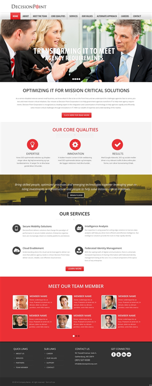 Web Design by pb for this project | Design: #2884984