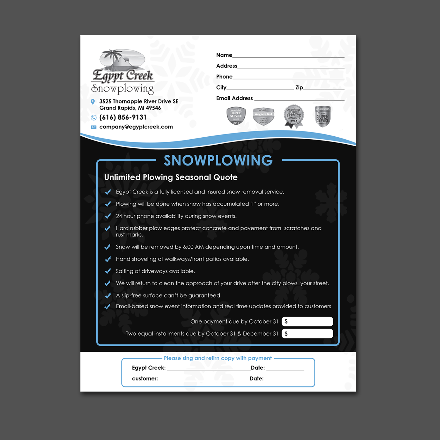 Flyer Design by Schöpfer for this project | Design #19402369